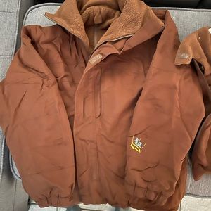 Divine Ride Baby wearing coat